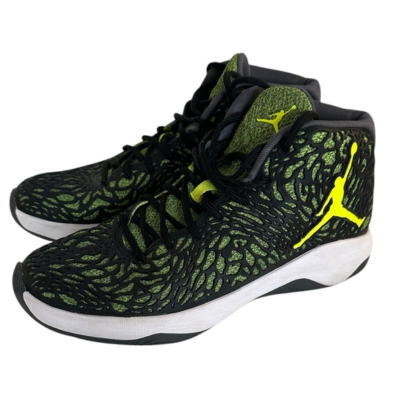 Nike Jordan Ultra Fly Black Volt Green Neon Men's Sneakers Size 9